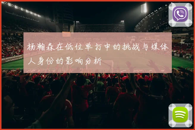 杨瀚森在低位单打中的挑战与媒体人身份的影响分析